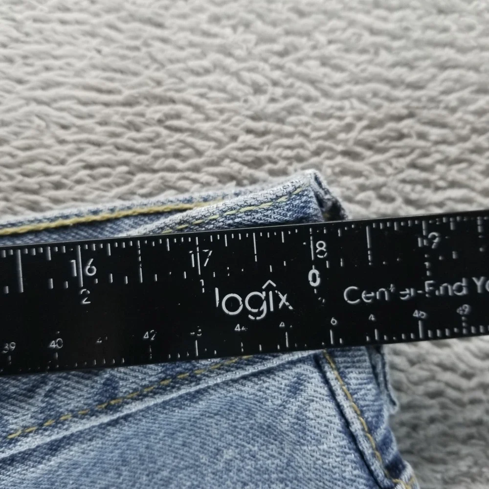 Levis 550 Shorts Mens 38 Blue Denim Bermuda Relaxed Fit 11